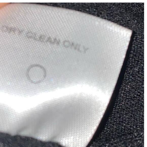 Tyler Boe Cheetah Feather tiered mock neck black Dress bell sleeved medium NWTs - Picture 11 of 11